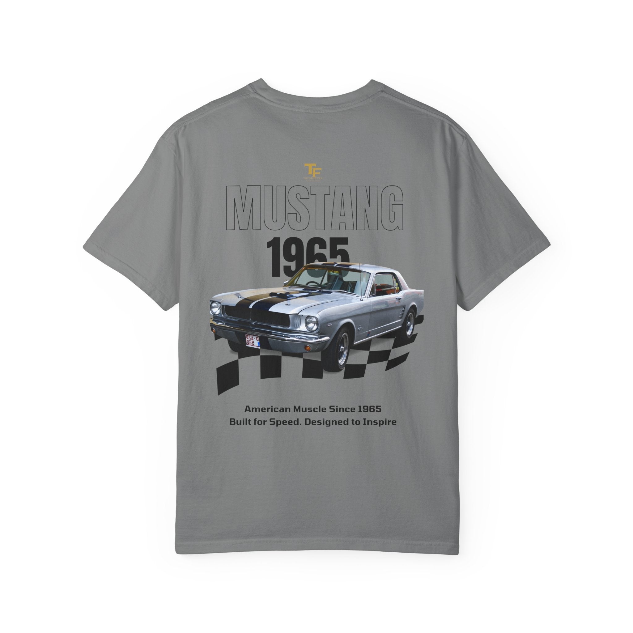 1965 Mustang Vintage Muscle Car T-Shirt — Retro Racing Graphic Tee