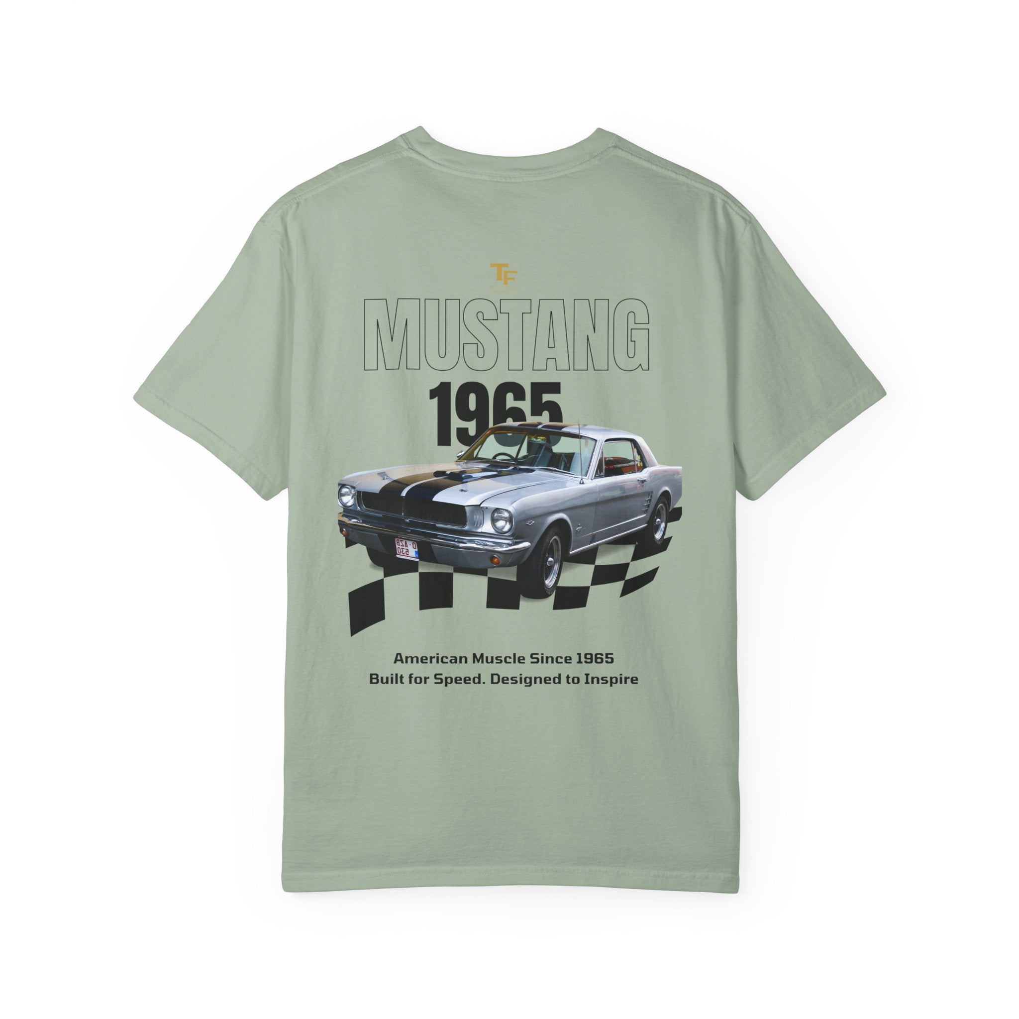1965 Mustang Vintage Muscle Car T-Shirt — Retro Racing Graphic Tee