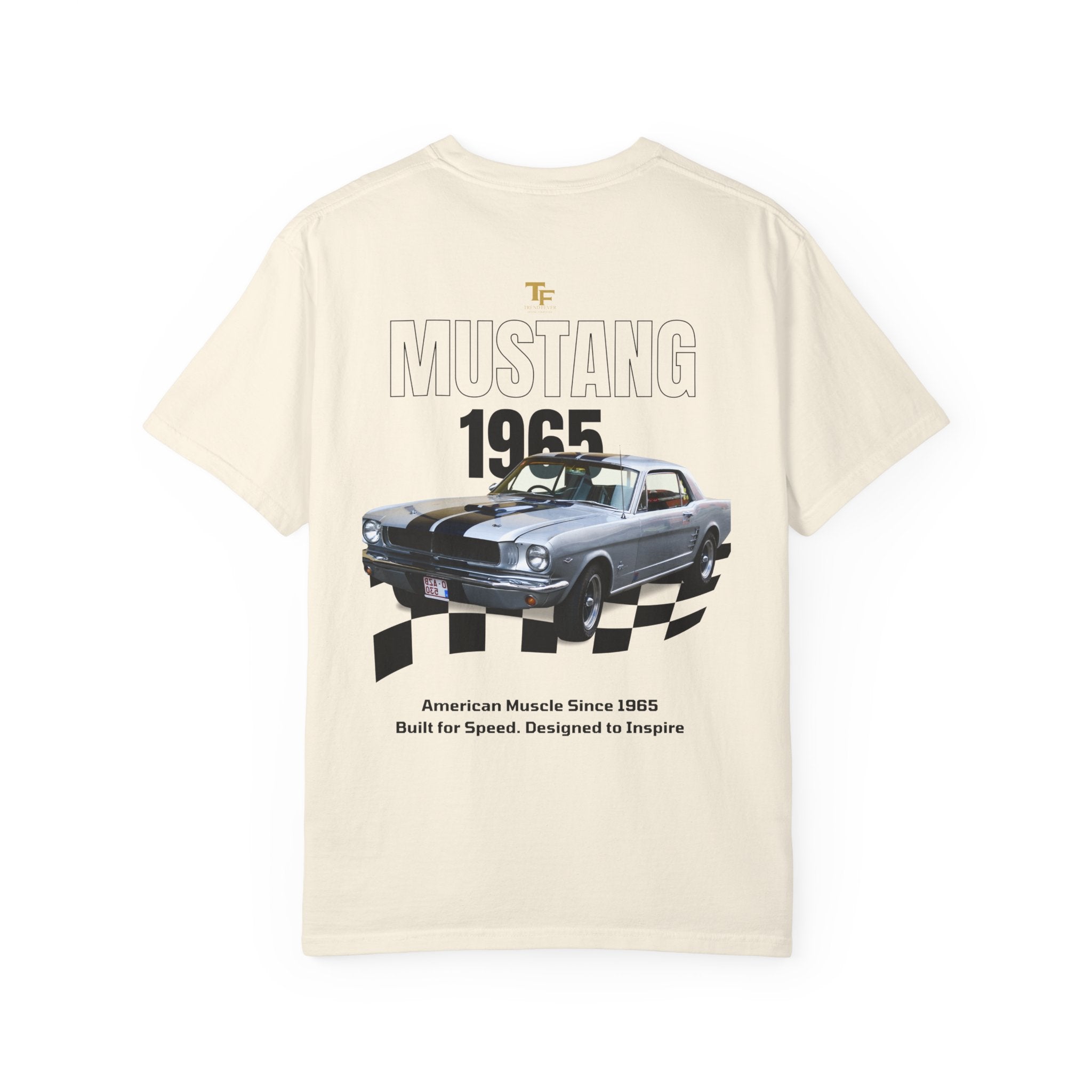 1965 Mustang Vintage Muscle Car T-Shirt — Retro Racing Graphic Tee
