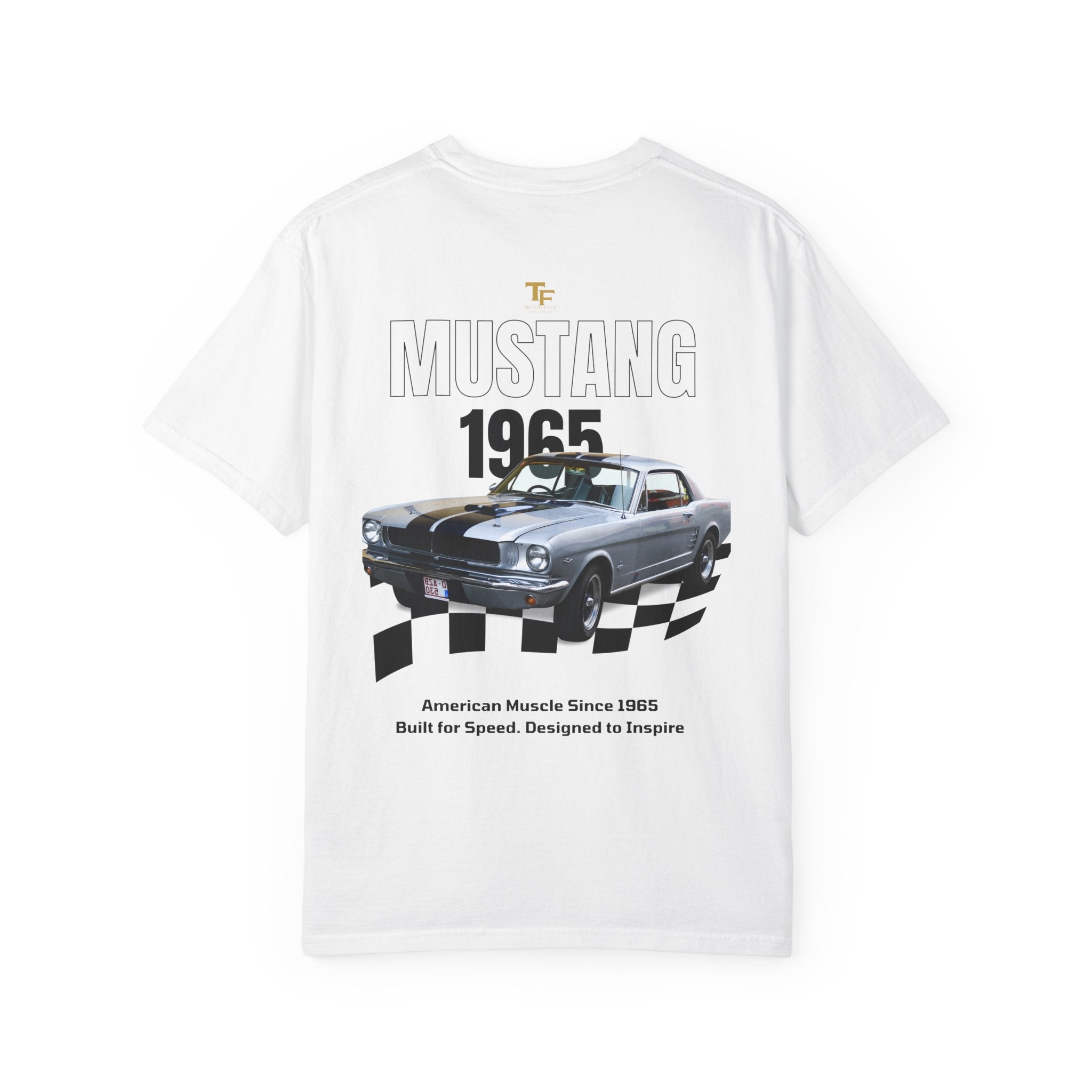 1965 Mustang Vintage Muscle Car T-Shirt — Retro Racing Graphic Tee