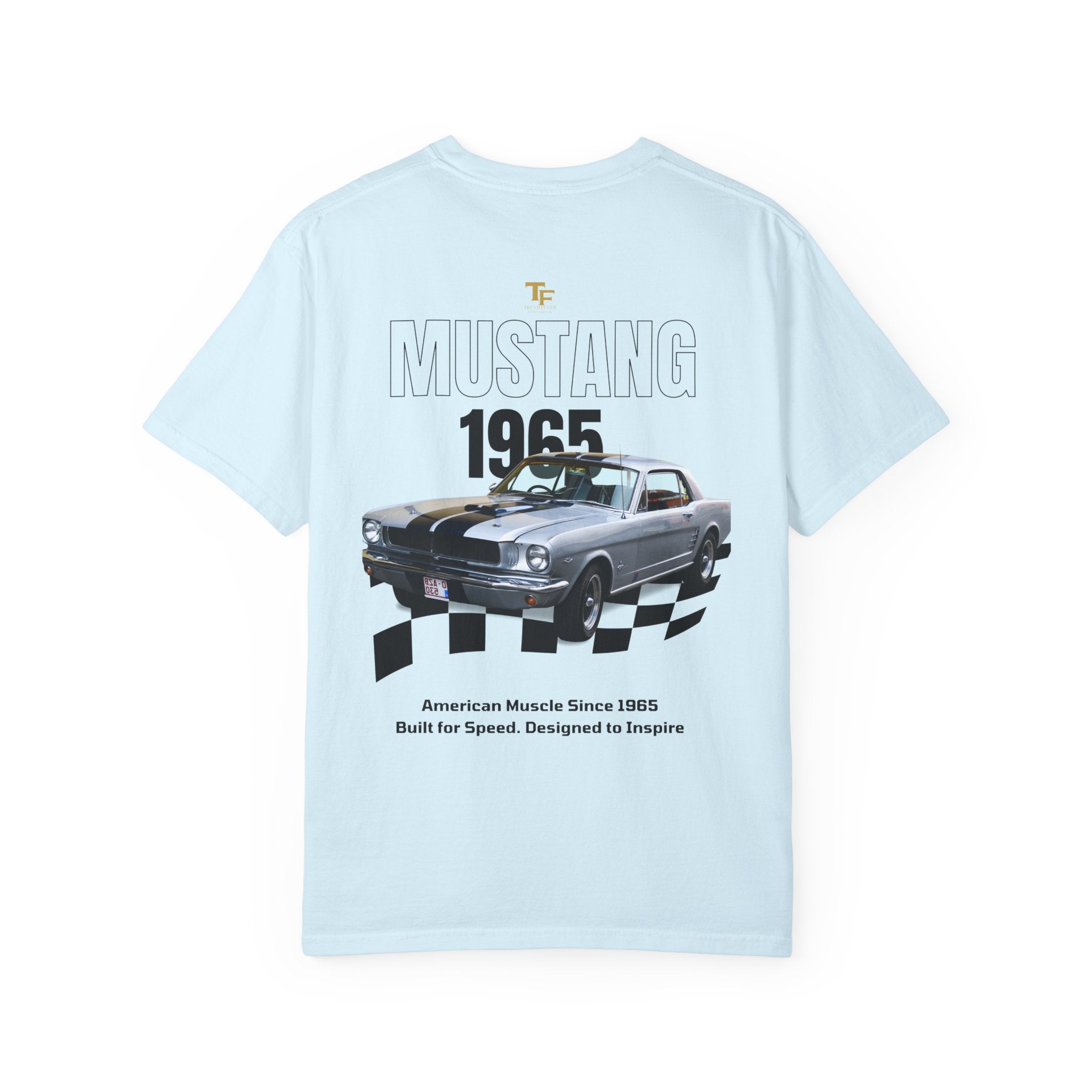 1965 Mustang Vintage Muscle Car T-Shirt — Retro Racing Graphic Tee