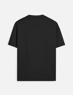 TREND FEVER Black t-shirt on a white background