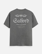 Gray t-shirt on a white background
