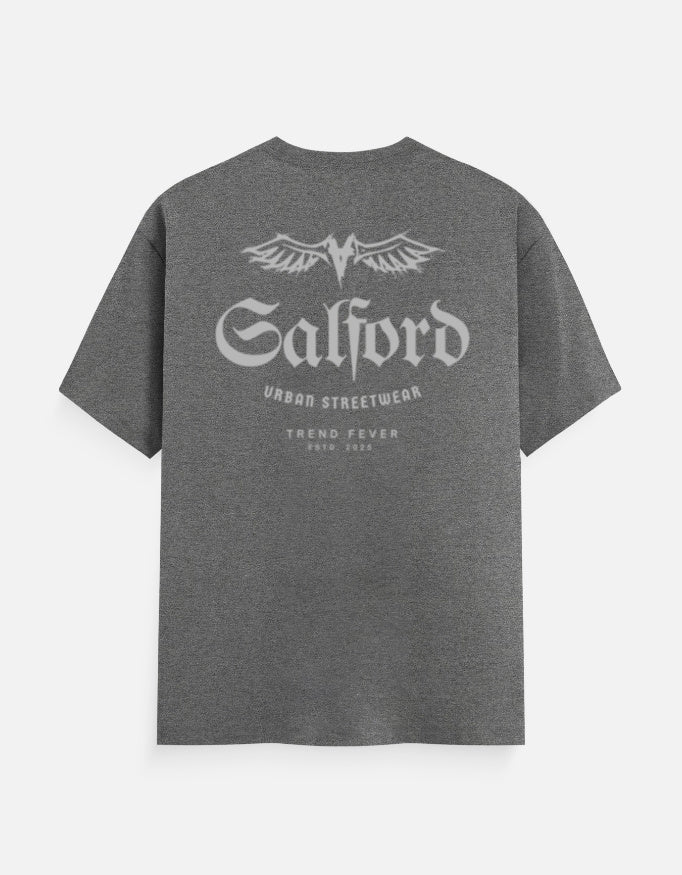 Gray t-shirt on a white background