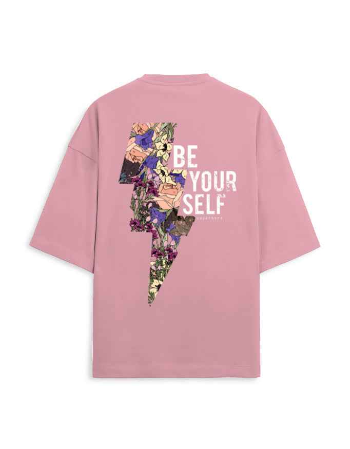 Trend Fever |  Be Your Self Streetwear Graphic Oversized T-Shirt