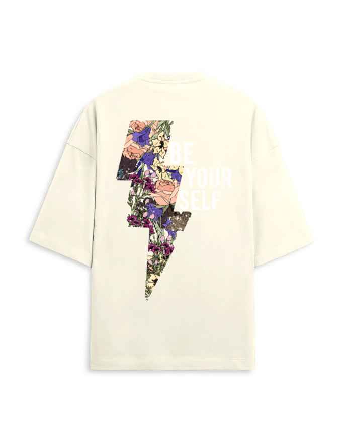 Trend Fever |  Be Your Self Streetwear Graphic Oversized T-Shirt