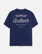 Plain purple t-shirt on a white background