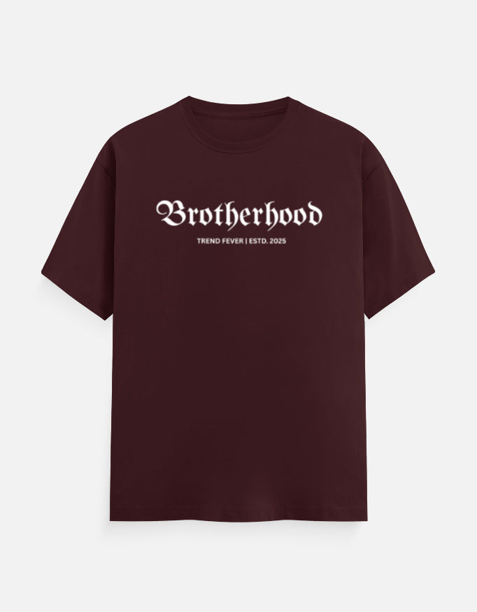 Maroon t-shirt on a white background