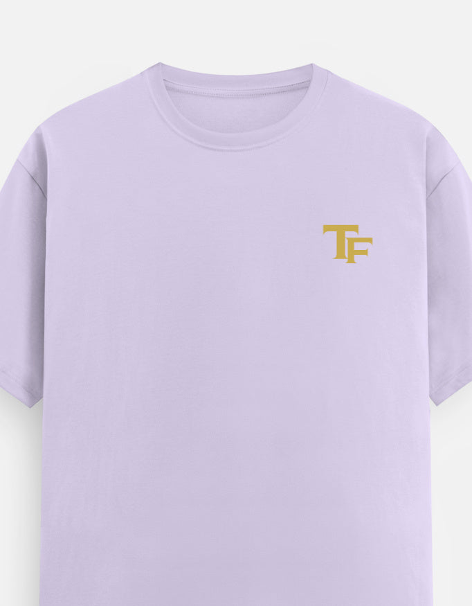 Lavender cotton t-shirt featuring a vintage Bloom flower graphic by Trend Fever