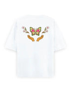 Trend Fever | Floral Graphic Oversized T-Shirt