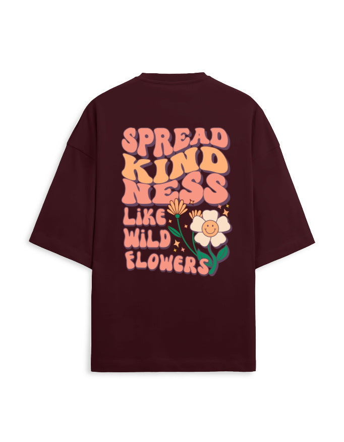 Trend Fever "Kindness Bloom" Signature Drop Terry Oversized Tee