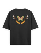 Trend Fever | Floral Graphic Oversized T-Shirt