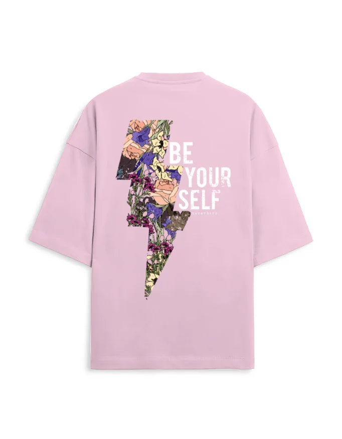 Trend Fever |  Be Your Self Streetwear Graphic Oversized T-Shirt