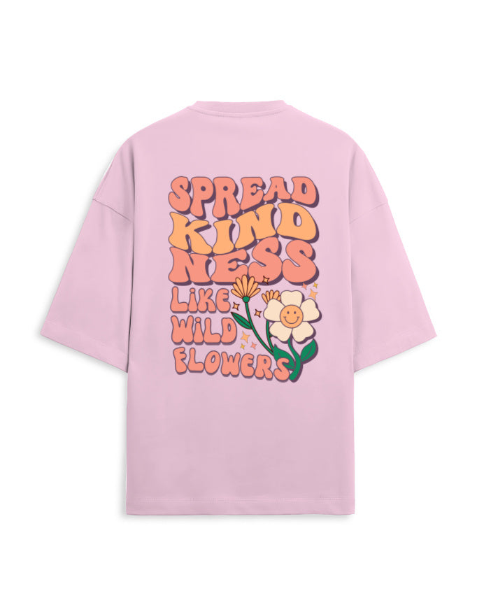 Trend Fever "Kindness Bloom" Signature Drop Terry Oversized Tee