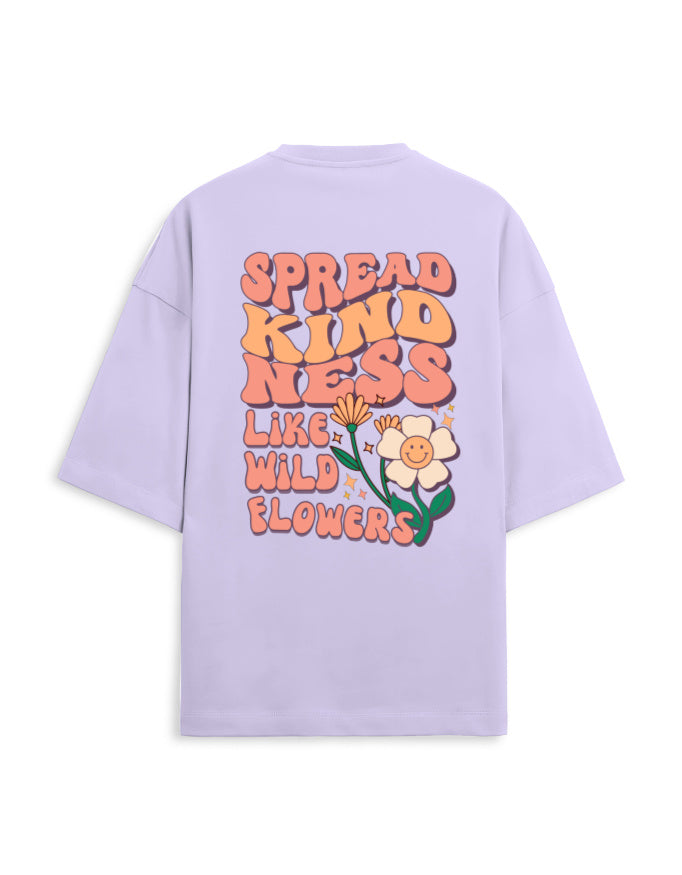Trend Fever "Kindness Bloom" Signature Drop Terry Oversized Tee