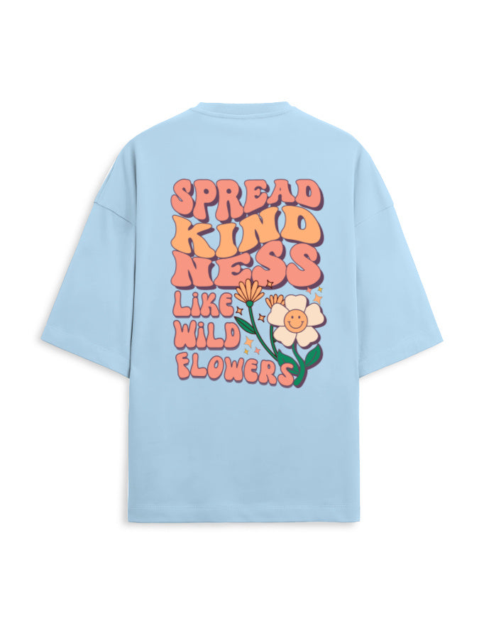 Trend Fever "Kindness Bloom" Signature Drop Terry Oversized Tee