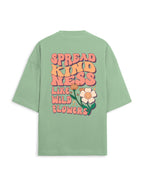 Trend Fever "Kindness Bloom" Signature Drop Terry Oversized Tee