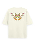 Trend Fever | Floral Graphic Oversized T-Shirt