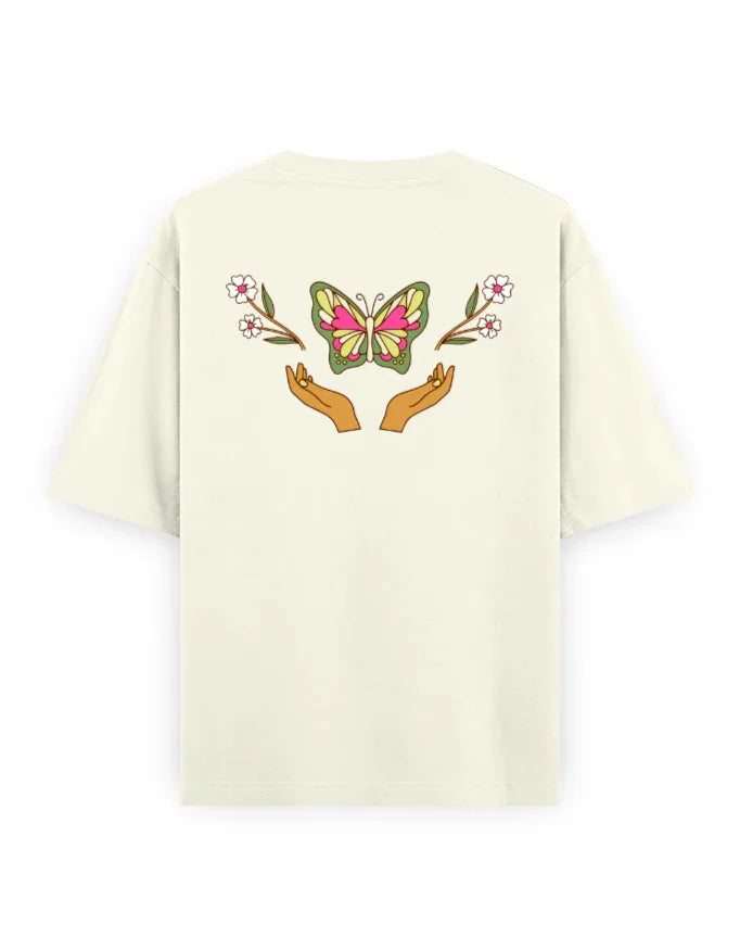 Trend Fever | Floral Graphic Oversized T-Shirt