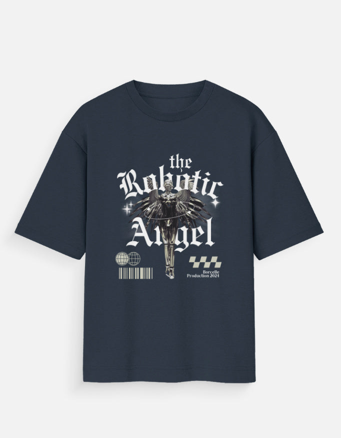 Oversized Graphic T-Shirt | Robotic Angle