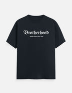 Blue T-shirt with white Trend Fever text on a light gray background