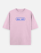 Trend Fever DUR REH 240 GSM oversized cotton T-shirt in pink
