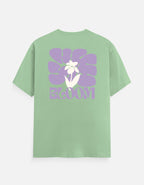 Trend Fever casual cotton tee with artistic Bloom flower print