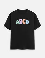 Trend Fever children's cotton t-shirt with vibrant alphabet design for school, playtime, and daily comfort.