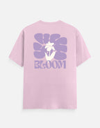 Trend Fever lavender graphic t-shirt with oversized Bloom flower design