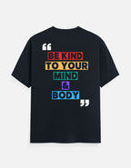 Unisex motivational cotton t-shirt with colorful typography print