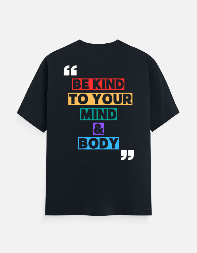 Unisex motivational cotton t-shirt with colorful typography print