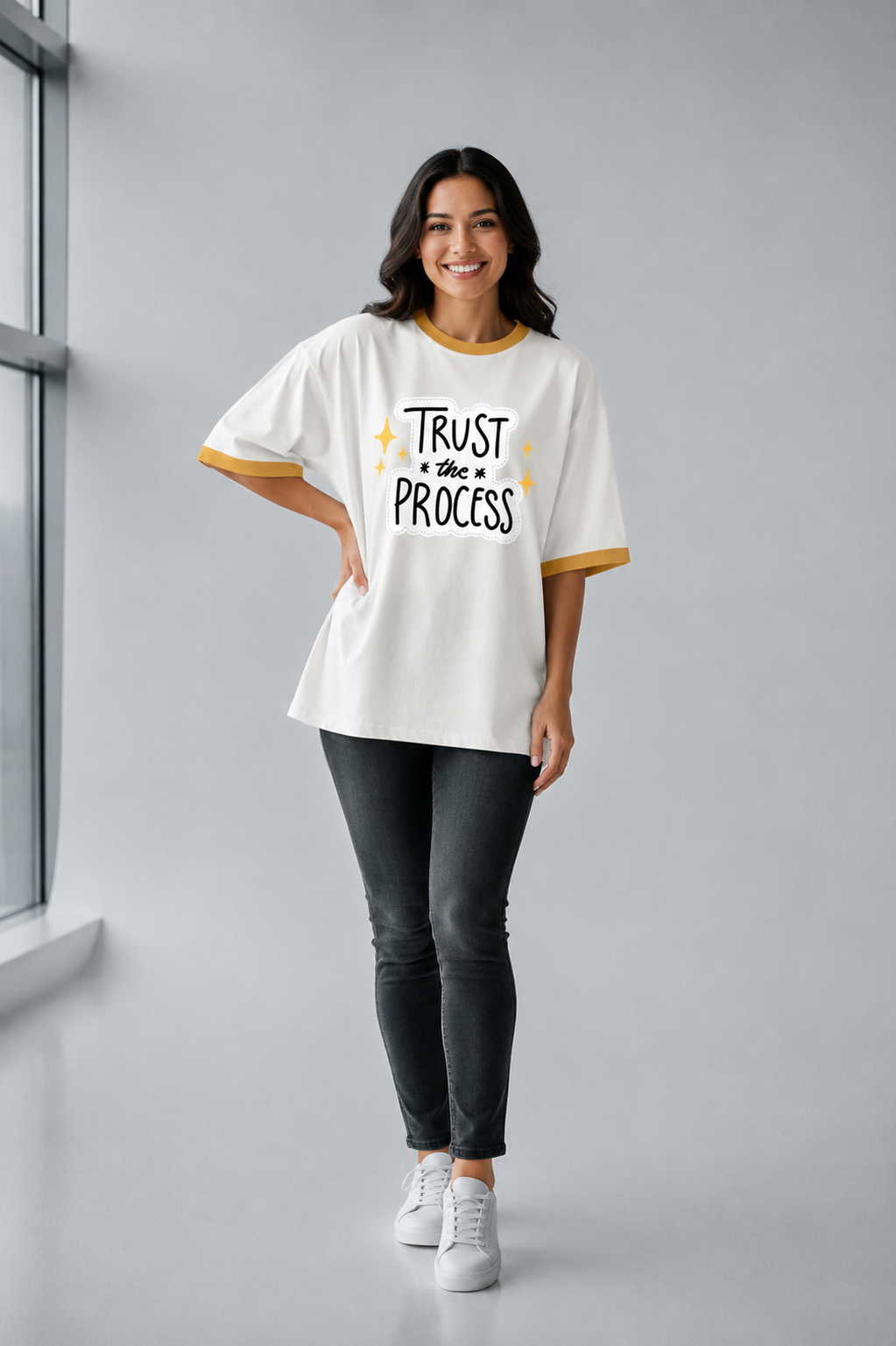 Trend Fever Unisex Ringer Relaxed T-Shirt