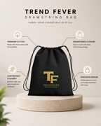 Trend Fever Premium Cotton Drawstring Bag