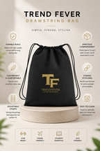 Trend Fever Premium Cotton Drawstring Bag